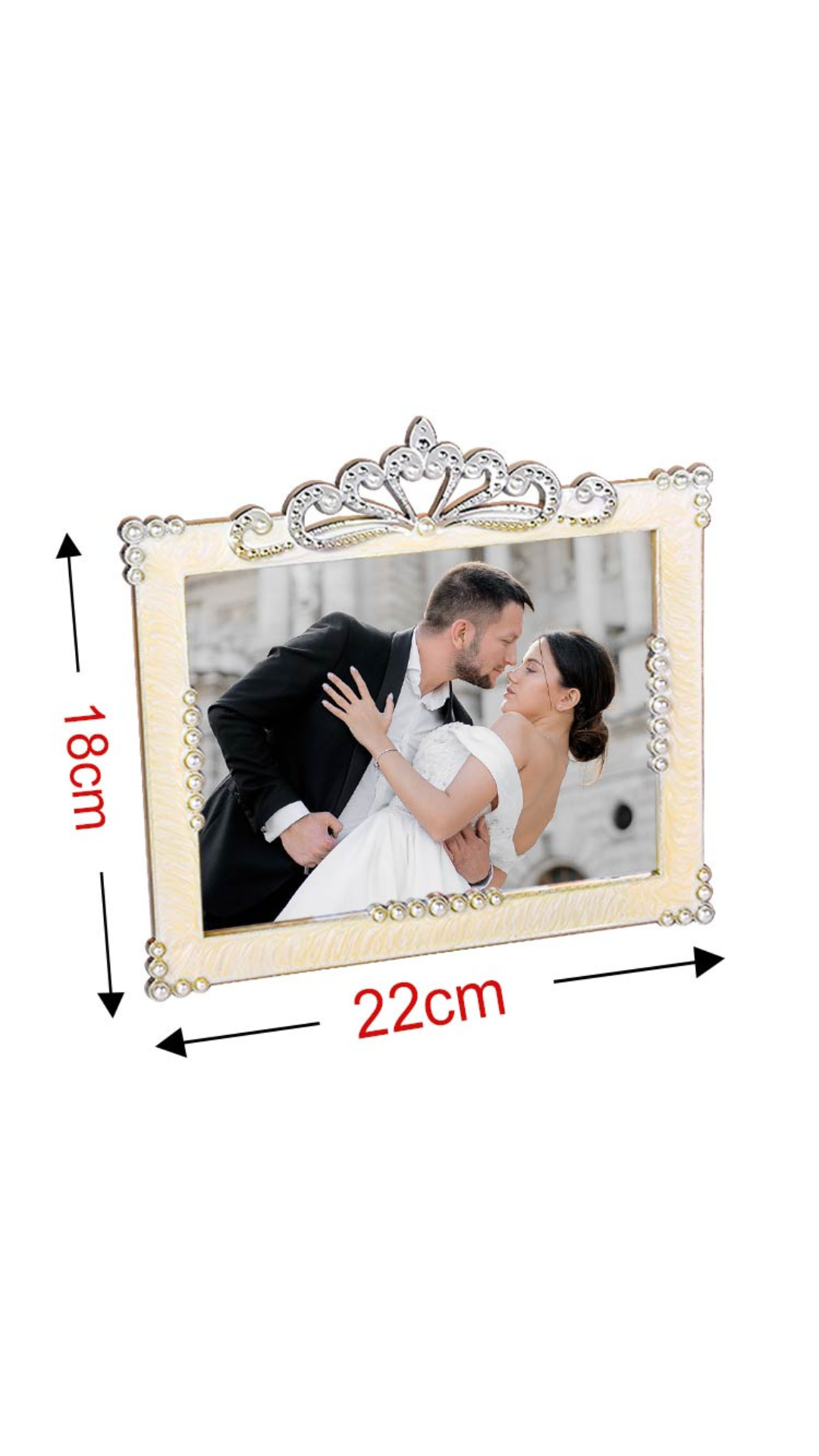 Şipşak İnci Taşlı Fotoğraf Çerçevesi - 15x20cm